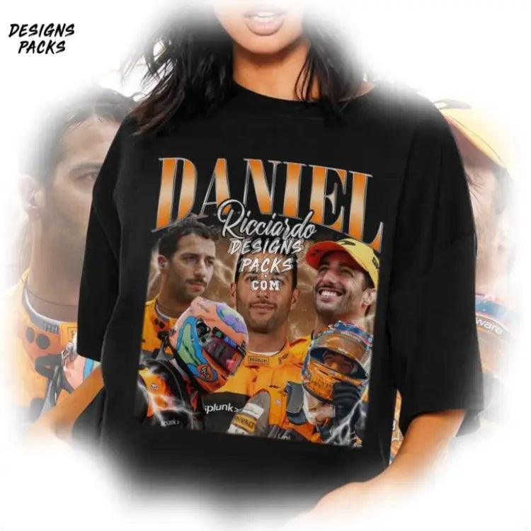 Daniel Ricciardo Racing 90S Vintage Homage Formula One Png Design