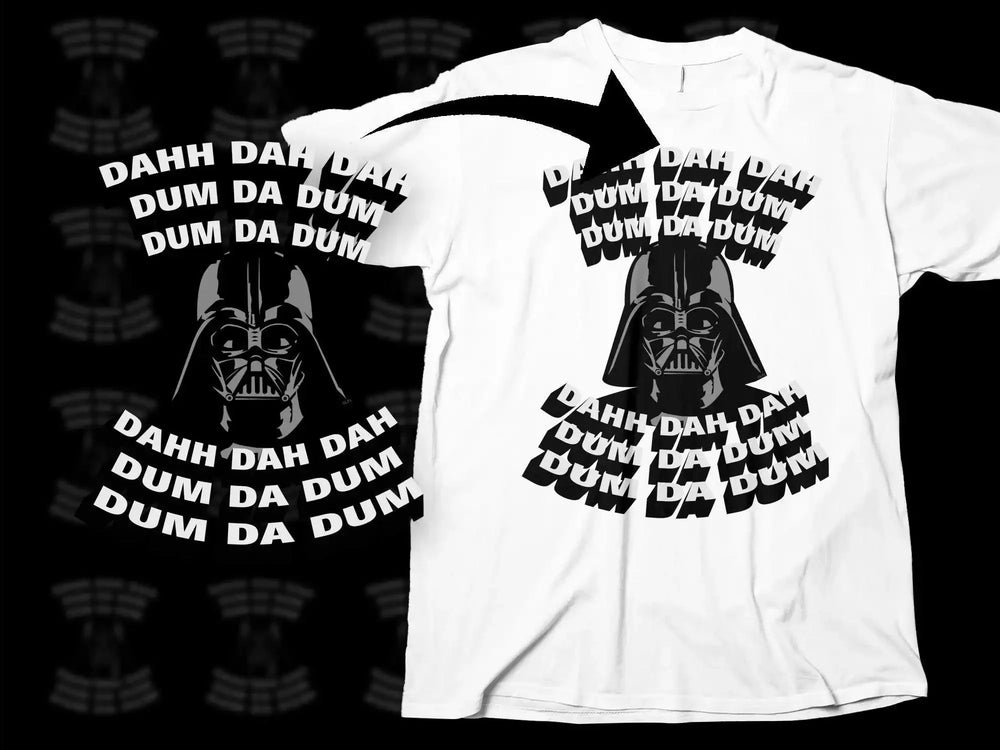 Dark Side Villain Iconic Meme Text Graphic Png Digital Download
