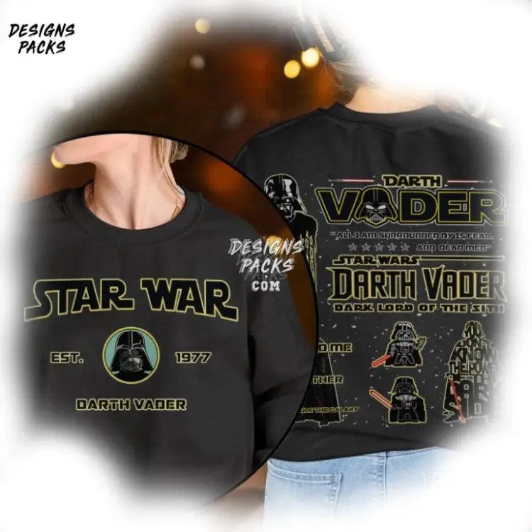 Darth Vader Anakin Skywalker Est 1977 2 Sided Png Design