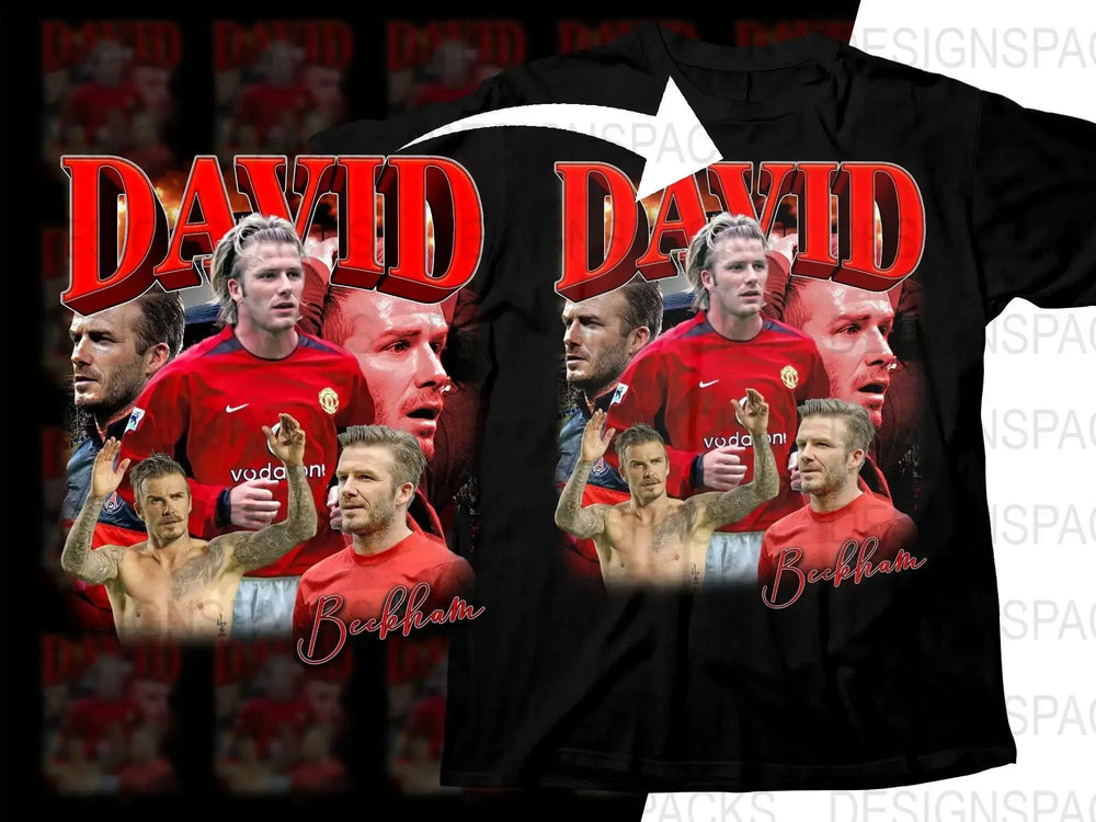 David Beckham Soccer Graphic Soccer Png Digital Download