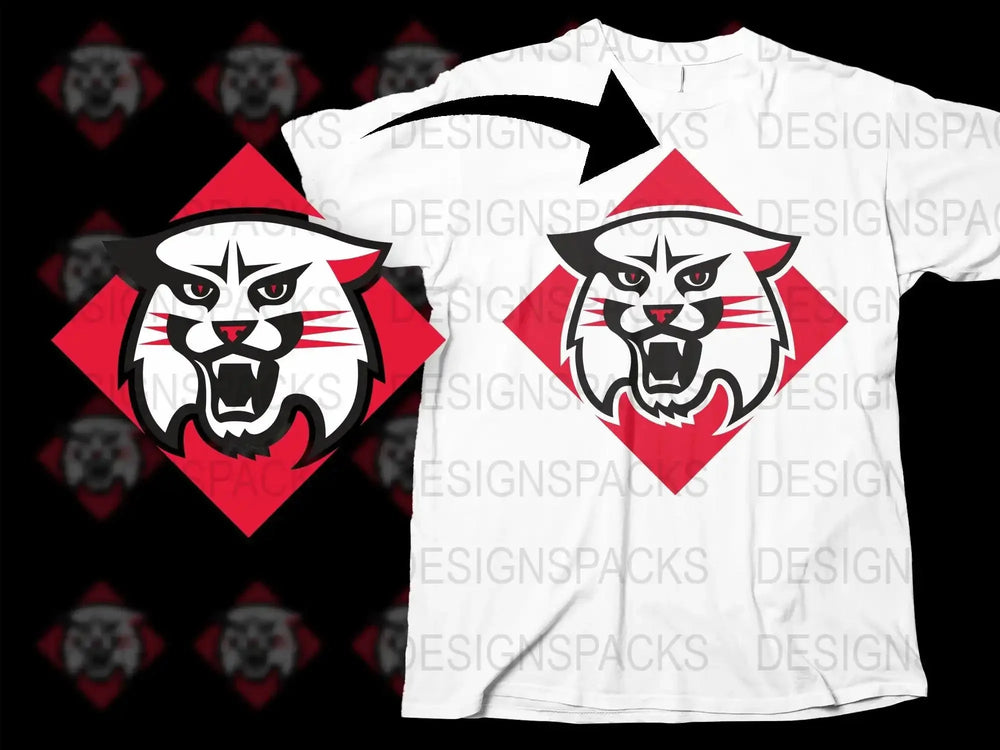 Davidson Wildcats College Football Png Digital Download