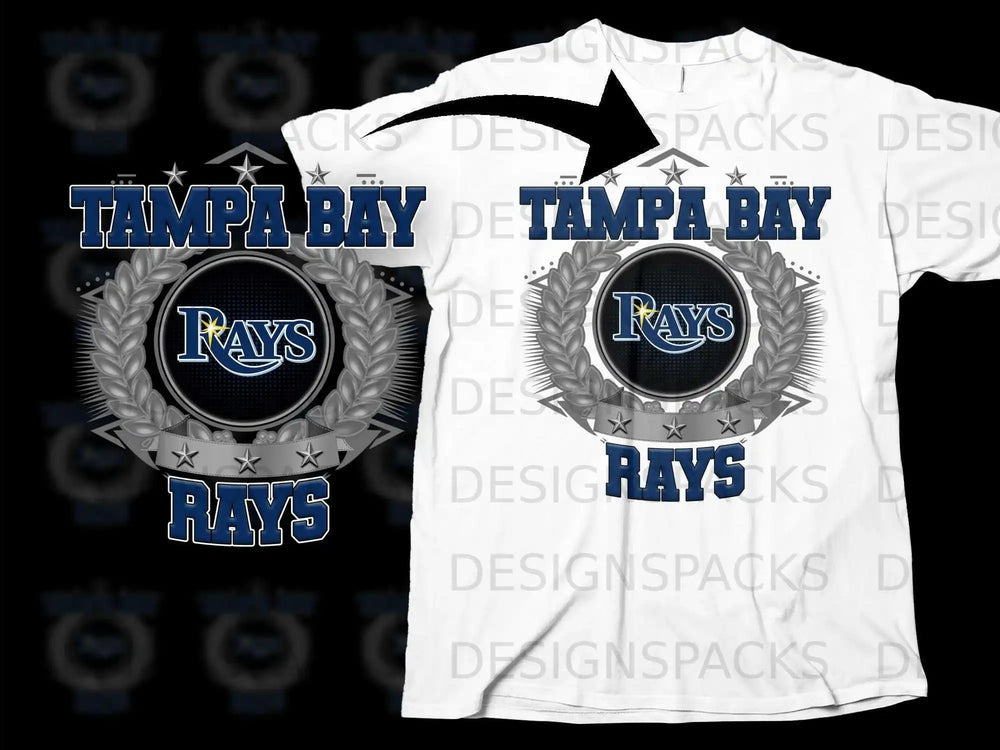 Tampa Bay Rays Fan Design Graphic T-Shirt