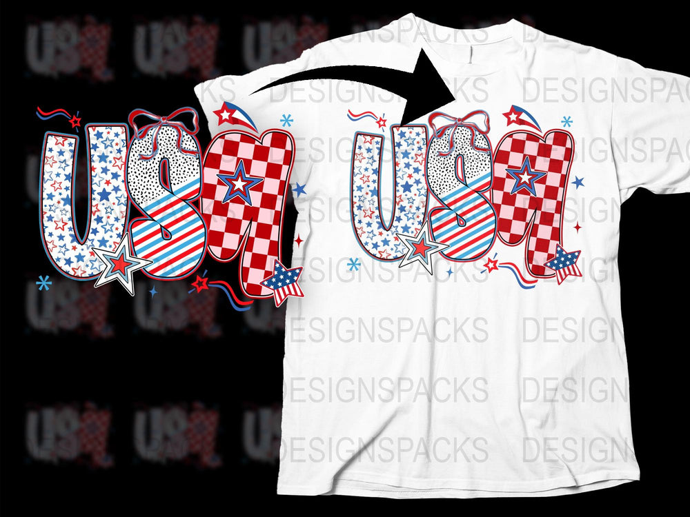 Patriotic USA T-Shirt, American Flag Print, 4th of July Independence Day Tee, Stars and Stripes Design, Unisex Fashion Top