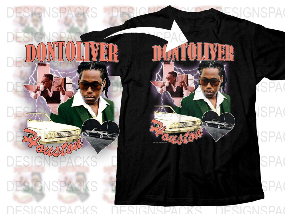 Don Toliver Graphic T-Shirt, Custom Houston Rapper Tee, Vintage Style Hip Hop Shirt, Music Fan Apparel, Unique Gift Idea
