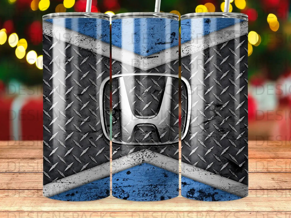 Honda Logo Diamond Plate Blue White Saltire Tumbler product type