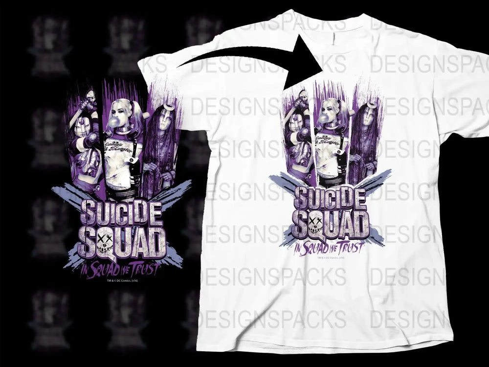 DC Comics Suicide Squad In Squad We Trust Png Digital Download