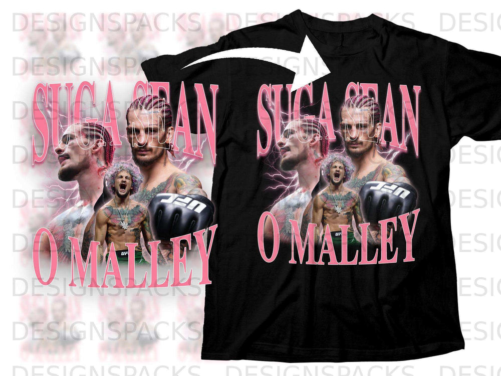 Sean O'Malley UFC graphic t-shirt with fighter image and text.
