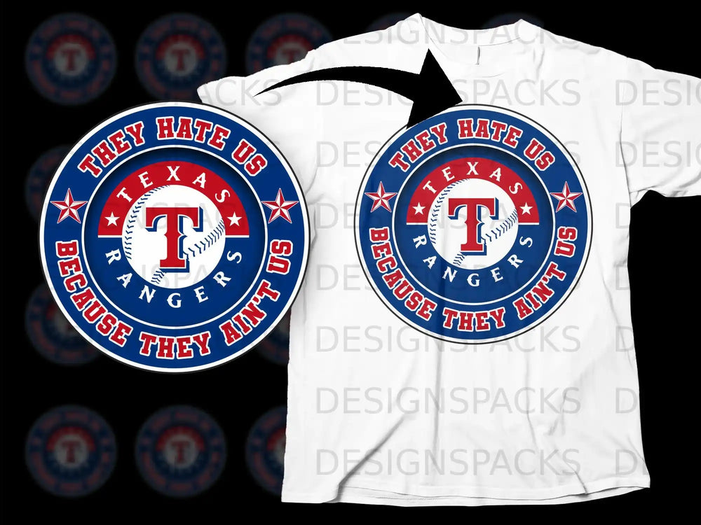 They Hate Us Because They Ain't Us Texas Rangers Shirt