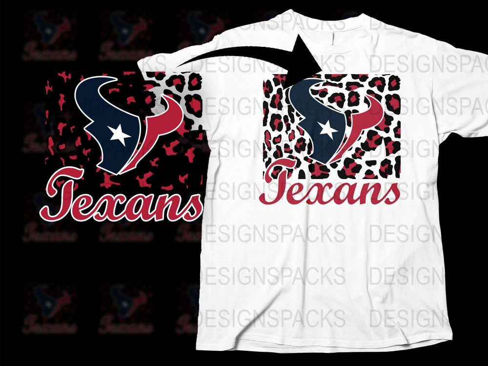 Houston Texans T-Shirt, Sports Team Graphic Tee, White and Black Shirt, Men's Fashion, Casual Wear, Gift for Fans