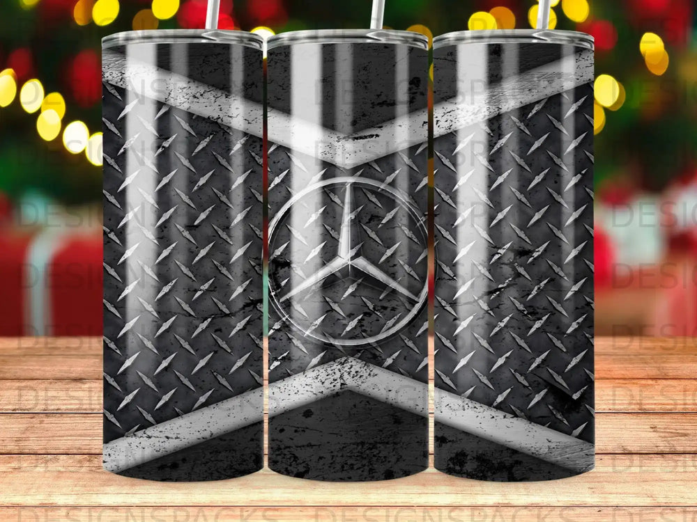 Mercedes Benz Diamond Plate Graphics Tumbler product type