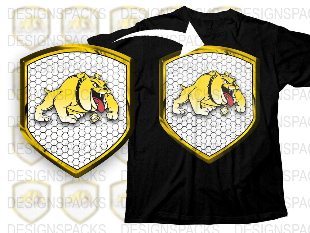 Men's Graphic Tee, Yellow Beast Cartoon, Black T-Shirt, Casual Streetwear, Cool Illustrated Animal, Unique Gift Idea
