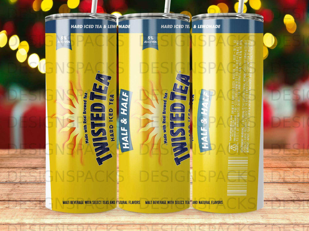 Twisted Tea Half & Half hard iced tea can with full-wrap design.
