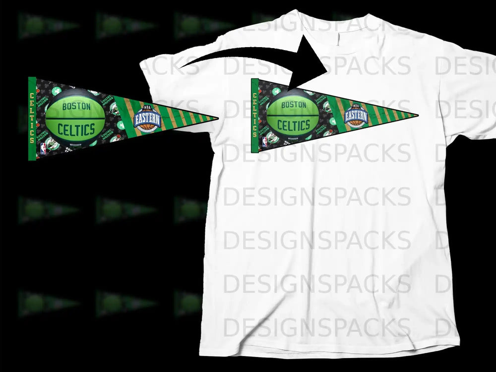 Boston Celtics Graphic Design T-Shirt Fan Apparel
