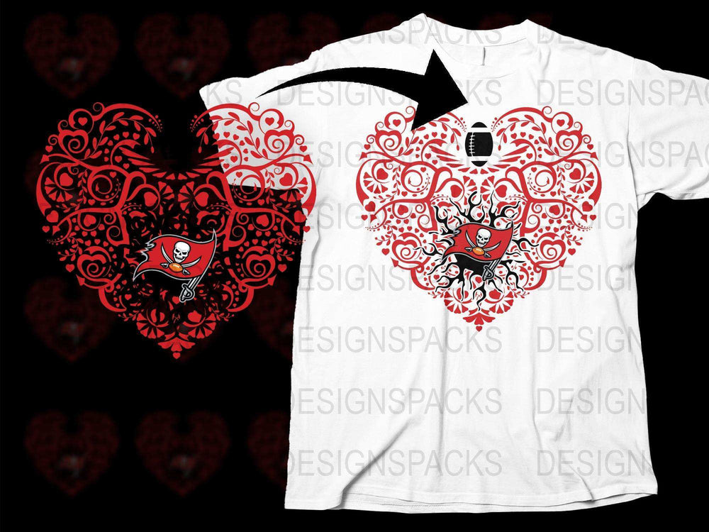 Gothic Heart T-Shirt, Skull and Red Lace Design, Unique Valentine's Day Gift, Black and White Tee