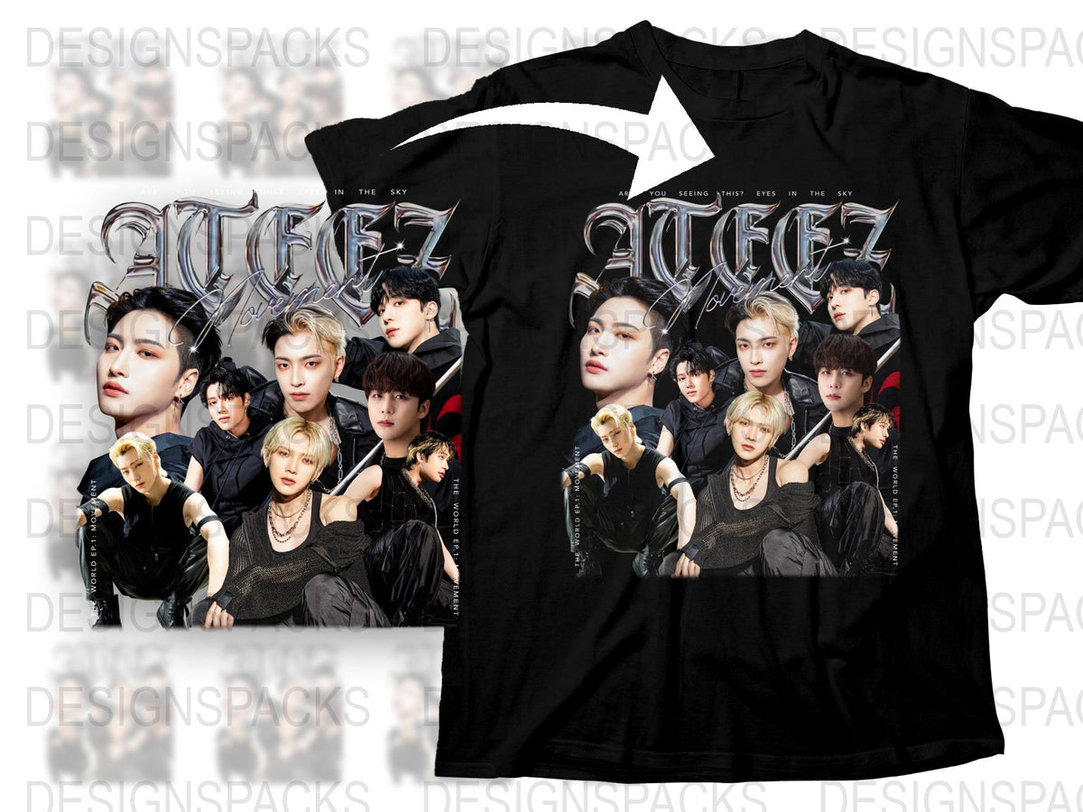 K-Pop Band Graphic T-Shirt, Stylish Boy Group Music Tee, Fan Merchandise, Unisex Fashion Shirt