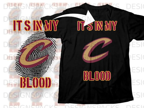 It's In My Blood C Logo T-Shirt