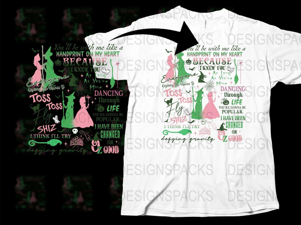Women's Graphic T-Shirt Pink Green Silhouette Dancers Quotes Fashion Tee Trendy Dance Shirt Unique Design Stylish Top