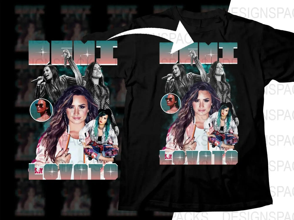 Demi Lovato Montage Cool Style Png Digital Download