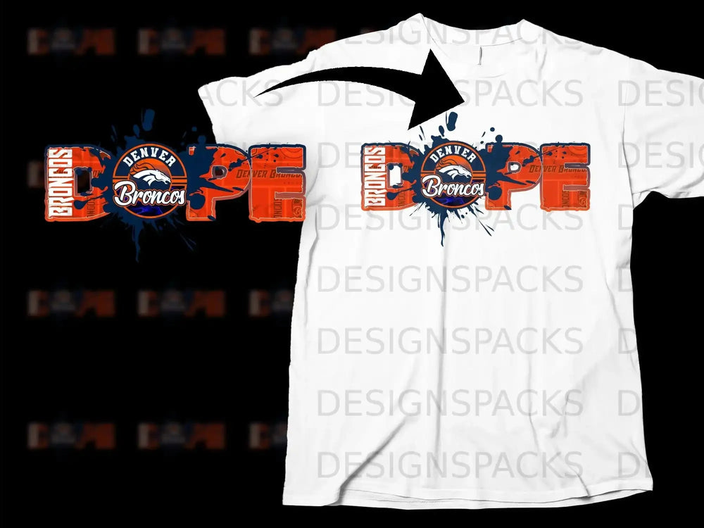 Denver Broncos Dope Design T-Shirt