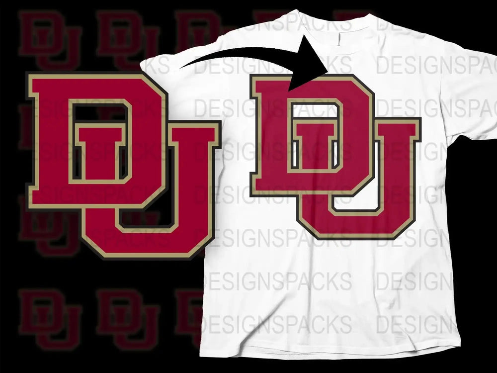 Denver Pioneers College Football Png Digital Download