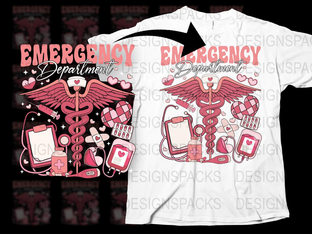 Emergency Department Nurse T-Shirt, Medical Staff Gift, Frontline Worker Tee, Healthcare Hero, Unique Hospital Apparel