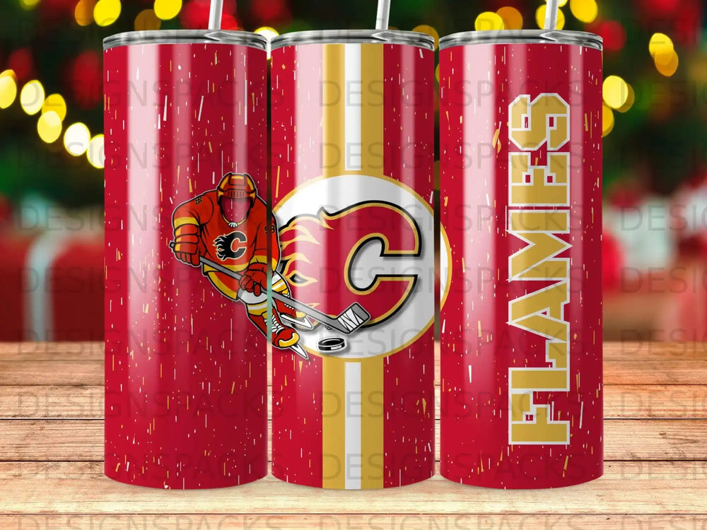 Calgary Flames Hockey Team Logo Player Design Tumbler product type