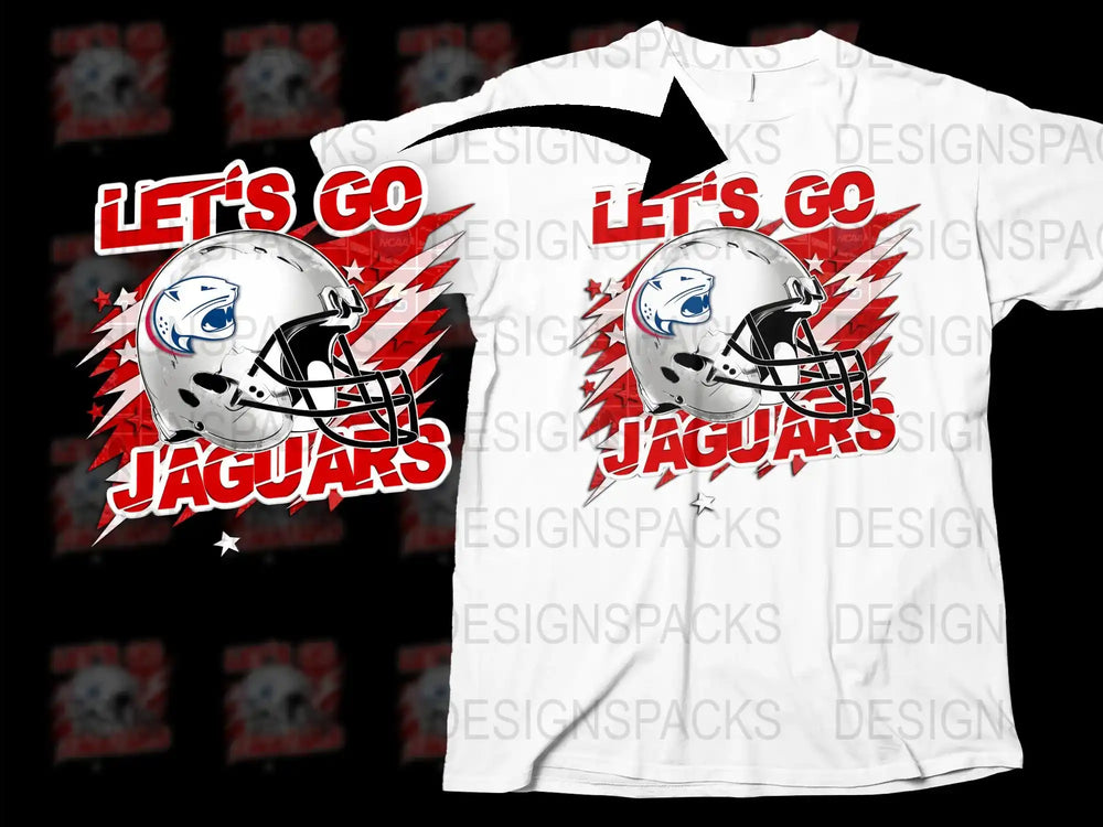 Jacksonville Jaguars Inspired T-Shirt, Football Graphic Tee, Bold Red and White Design, Sports Fan Apparel