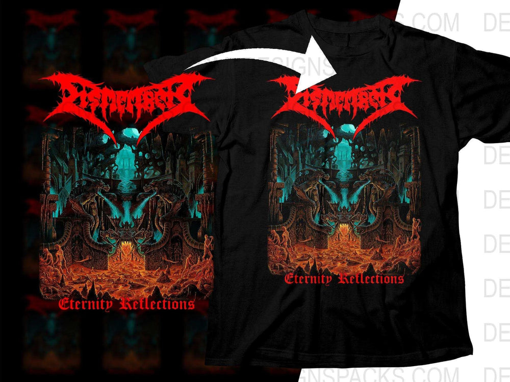 Dismember Eternity Reflections Unique Art Rock Png Halftone Digital Download