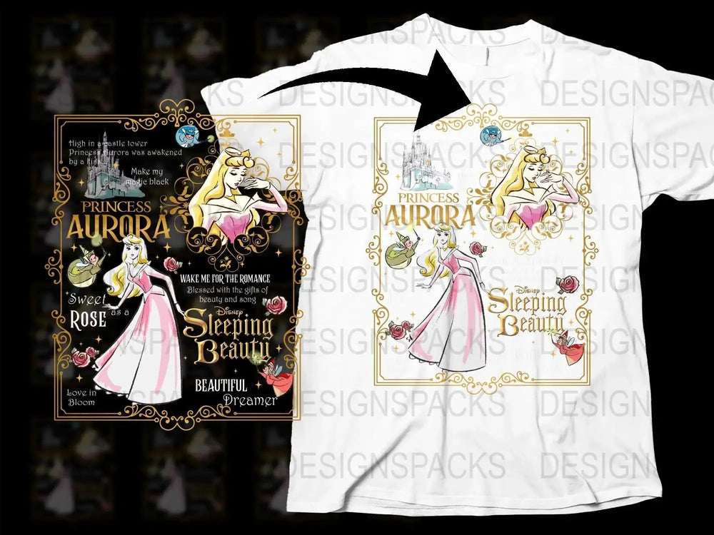 Disney Princess Aurora Sleeping Beauty Png Digital Download