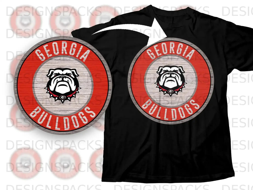 Georgia Bulldogs Logo Graphic Tee Sportswear