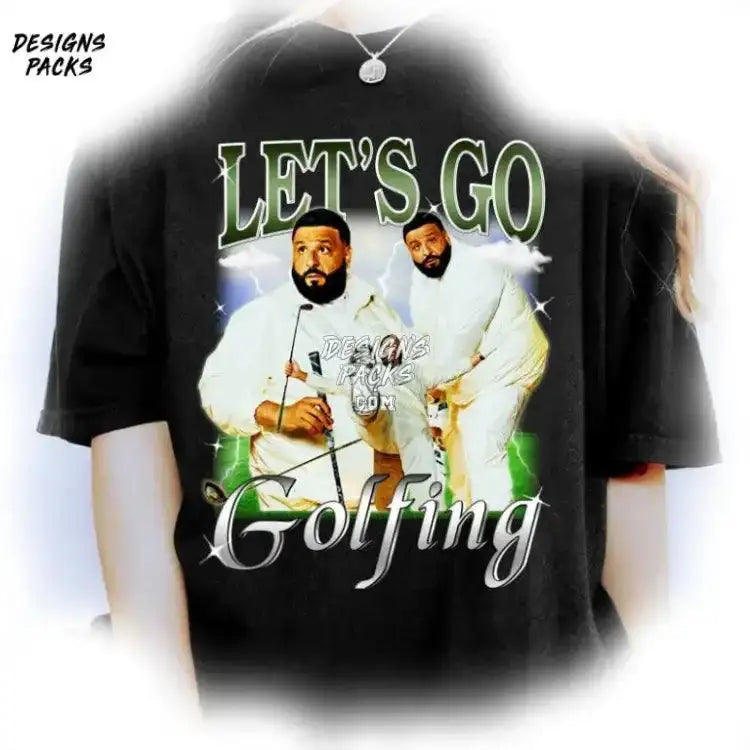 Dj Khaled Dj Golfing Vintage Png Design