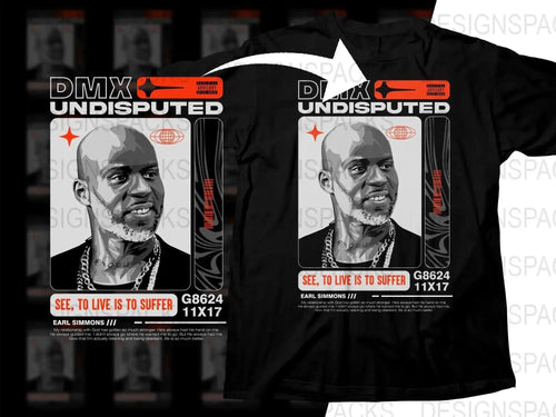 DMX Undisputed Graphic Print Png Digital Download