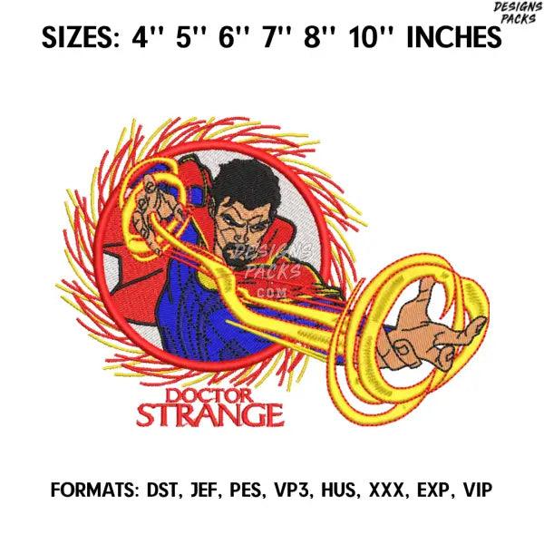 Doctor Strange Embroidery Design File, Marvel Embroidery Design, Machine embroidery design, Avengers Embroidery Design