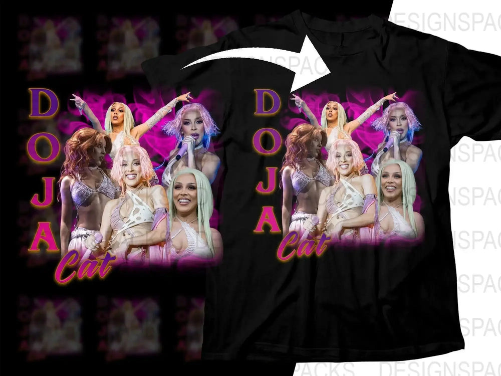 Doja Cat Music Bootleg Graphic Fan Art Png Digital Download