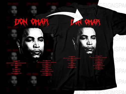 DON OMAR Music Artist Streetwear Png Digital Download