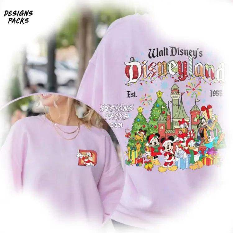 Donald Duck Xmas Magic Kingdom Christmas Cartoon Mickey And Friends Land Png Design