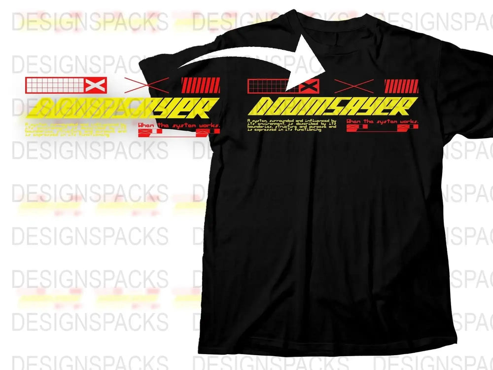 Doomsayer Streetwear Graphic Stylish Png Digital Download