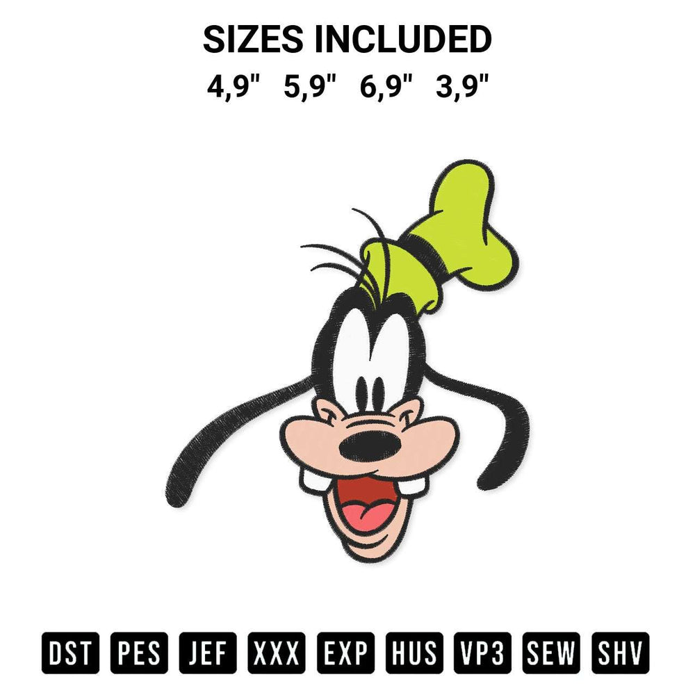 Discover the perfect addition to your crafting collection: Disney Goofy Cartoon Matching Disney Family Vacation Embroidery Design embroidery file. Instantly available at Designspacks.com. Available sizes: 4,9", 5,9", 6,9", 3,9".