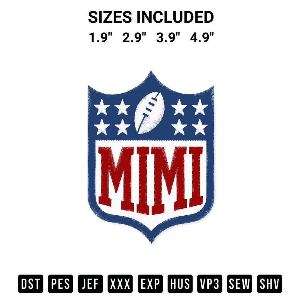 Create amazing crafts with the Mini Football Logo Embroidery Design embroidery file. High-quality digital download from Designspacks.com, perfect for beginners and pros. Available sizes: 1.9", 2.9", 3.9", 4.9".