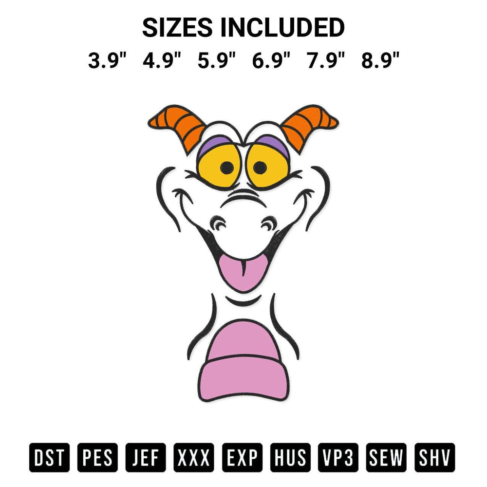 Get the Figment Funny Embroidery Design embroidery design for your custom crafts! Premium digitized files available for instant download at Designspacks.com. Available sizes: 3.9", 4.9", 5.9", 6.9", 7.9", 8.9".