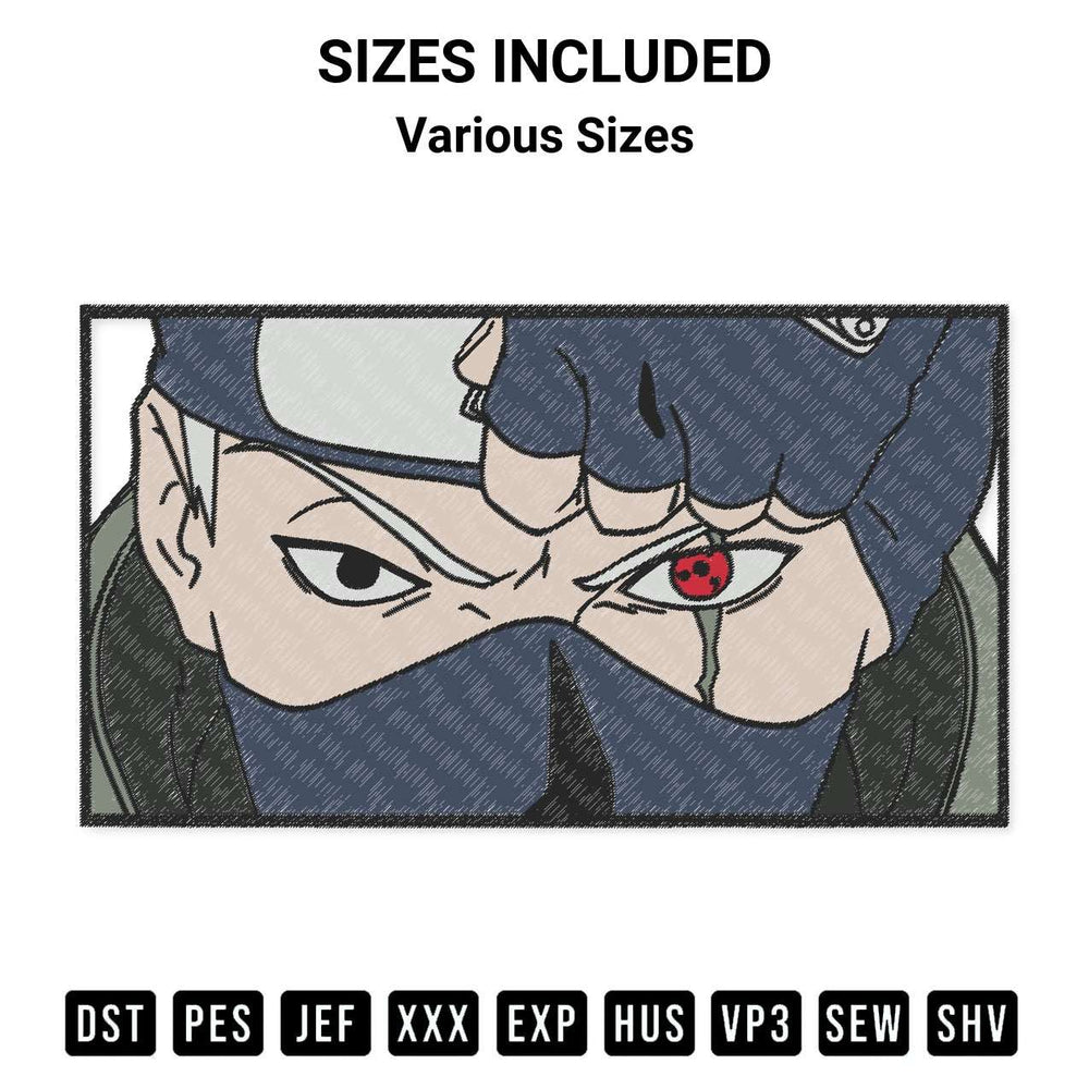 Looking for the perfect pattern? Download the Kakashi Embroidery Design embroidery design today at Designspacks.com. Crisp, clean stitching guaranteed. Available sizes: Various Sizes.