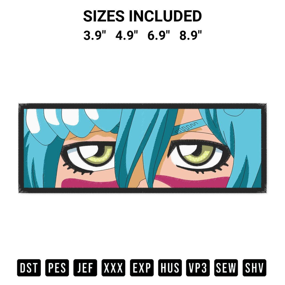 Get the Nelliel Bleach Embroidery Design embroidery design for your custom crafts! Premium digitized files available for instant download at Designspacks.com. Available sizes: 3.9", 4.9", 6.9", 8.9".