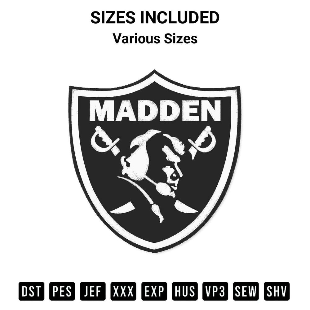 Elevate your next project with our Madden Nfl John Madden Las Vegas Embroidery Design embroidery file. Shop high-quality digital patterns instantly at Designspacks.com. Available sizes: Various Sizes.