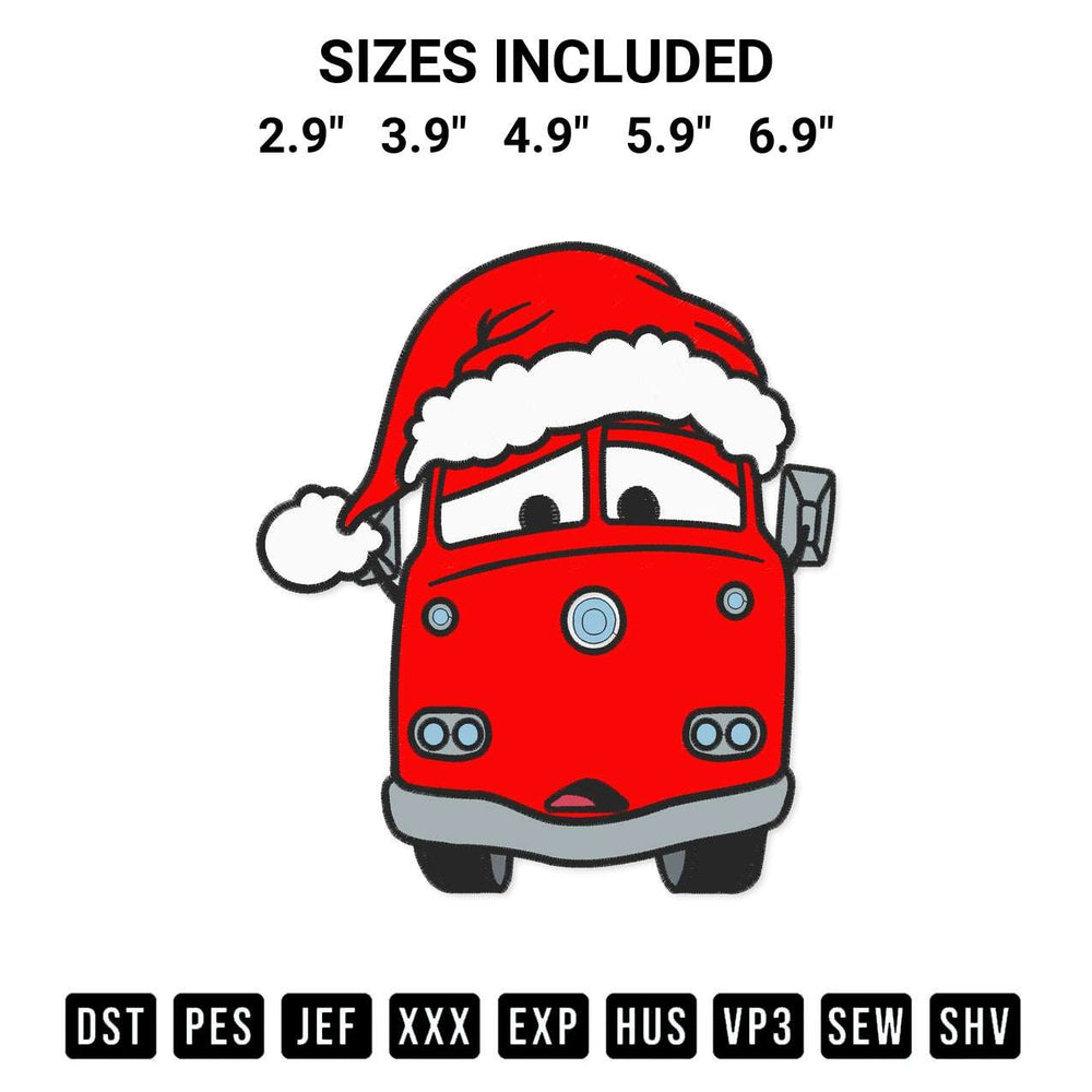 Looking for the perfect pattern? Download the Fire Truck Cars Christmas Embroidery Design embroidery design today at Designspacks.com. Crisp, clean stitching guaranteed. Available sizes: 2.9", 3.9", 4.9", 5.9", 6.9".