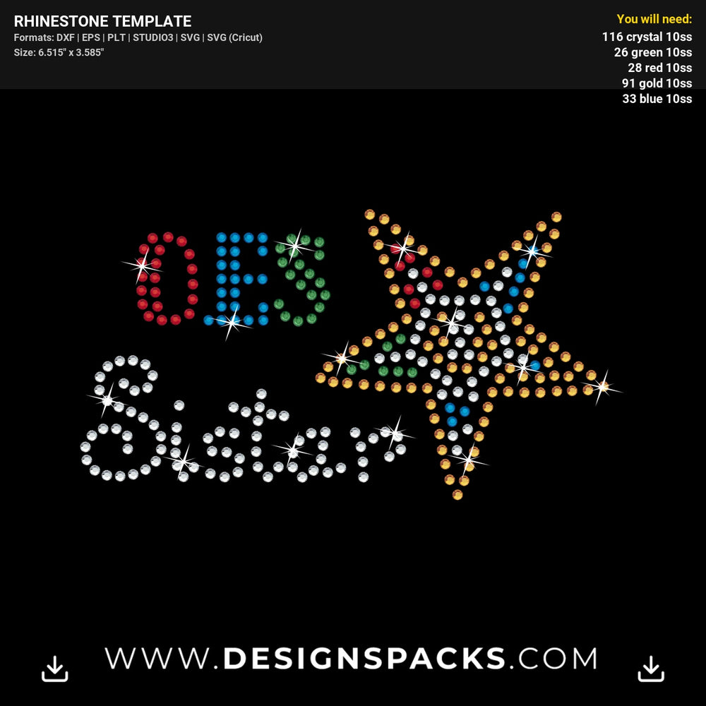 Oes Face Mask2 Rhinestone Digital Template
