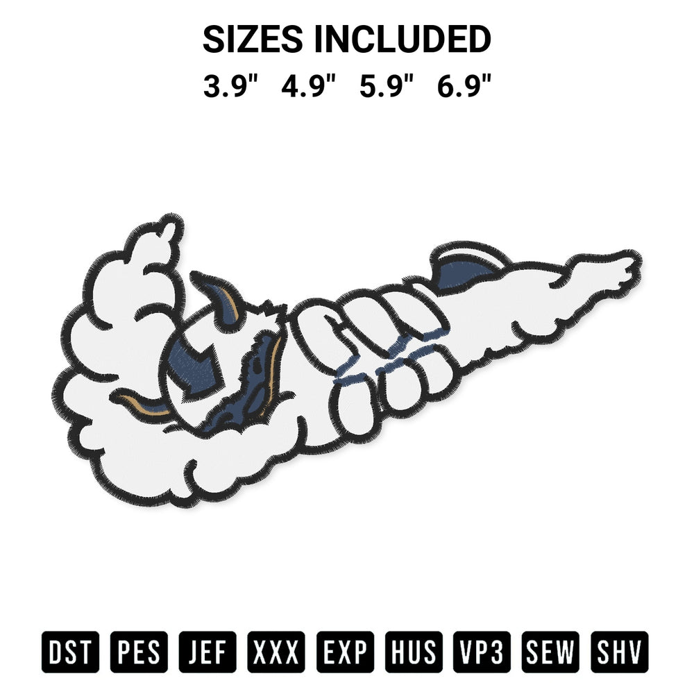 Transform your fabrics with the Swoosh Appa Avatar Embroidery Design embroidery design. Instant access to premium digitized patterns at Designspacks.com. Available sizes: 3.9", 4.9", 5.9", 6.9".