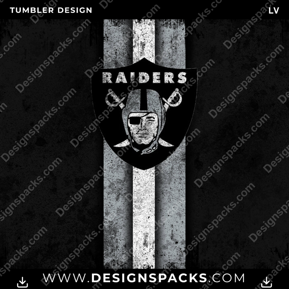 Football Grunge Style LV Tumbler Digital Wrap Design