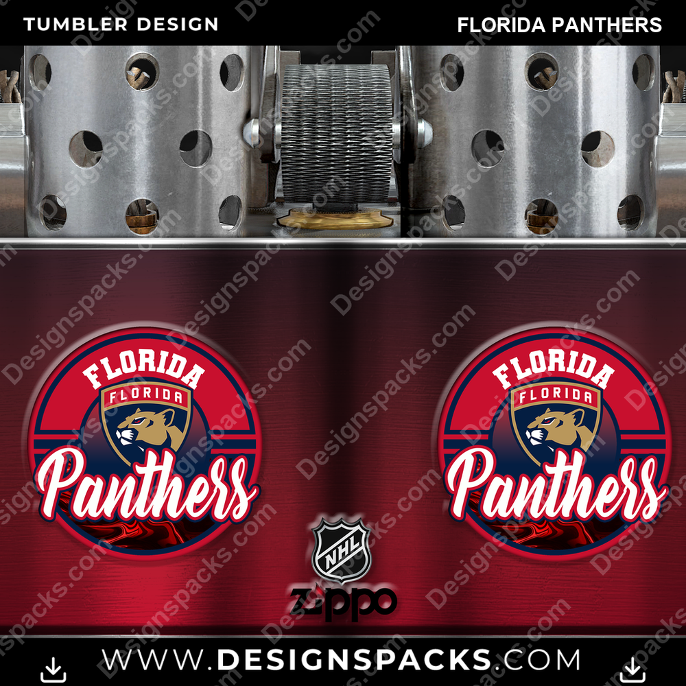 Ice Hockey Zippo Lighter Florida Panthers NHL Hockey Tumbler Digital Wrap Design Download