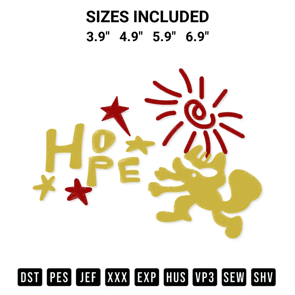 Stitch like a pro with the Jhope Sunshine Embroidery Design embroidery pattern from Designspacks.com. High-quality digital machine embroidery file. Available sizes: 3.9", 4.9", 5.9", 6.9".