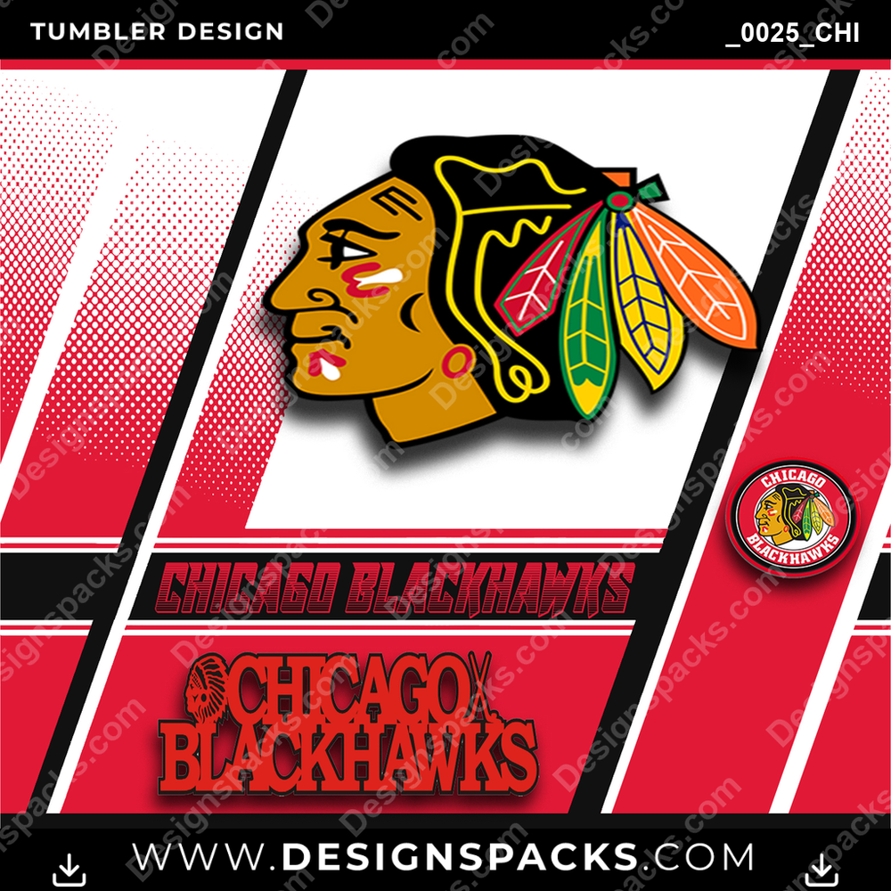 Ice Hockey Sports _0025_CHI Tumbler Digital Wrap Design